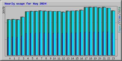 Hourly usage for May 2024